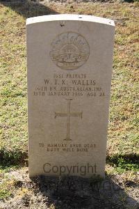 Ismailia War Memorial Cemetery - Wallis, William Thomas Kerval